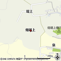 宮城県岩沼市北長谷畑堤上周辺の地図