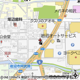 出光リテール販売株式会社　セルフ岩沼バイパス周辺の地図