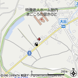 新潟県胎内市大出723周辺の地図