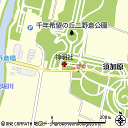 神明社周辺の地図