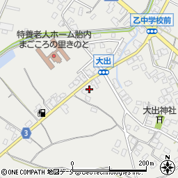 新潟県胎内市大出934周辺の地図