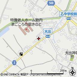 新潟県胎内市大出758周辺の地図