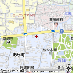 荘内銀行長井支店 ＡＴＭ周辺の地図