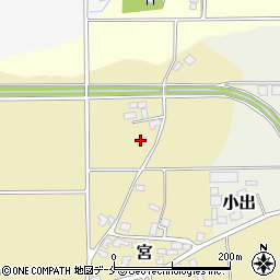 山形県長井市宮2359周辺の地図