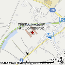 新潟県胎内市大出730-1周辺の地図