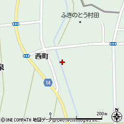 宮城県柴田郡村田町小泉川押周辺の地図