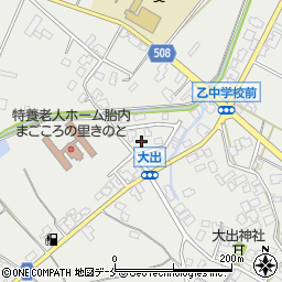 新潟県胎内市大出1512-20周辺の地図