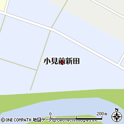 新潟県岩船郡関川村小見前新田周辺の地図