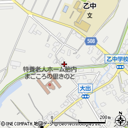 新潟県胎内市大出1539周辺の地図