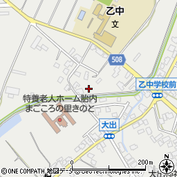 新潟県胎内市大出1538周辺の地図