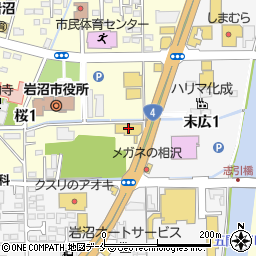 宮城日産自動車岩沼店周辺の地図