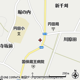 円田地区公民館周辺の地図