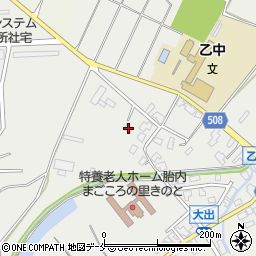 新潟県胎内市大出1777周辺の地図