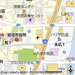かっぱ寿司 岩沼店周辺の地図