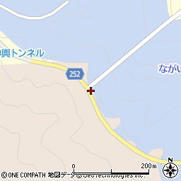 山形県長井市平野周辺の地図