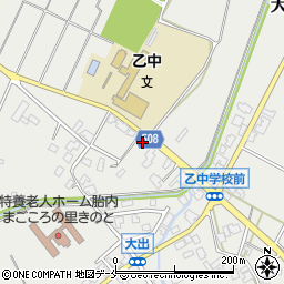 新潟県胎内市大出1546-3周辺の地図