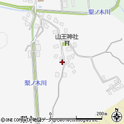 新潟県村上市梨木167周辺の地図
