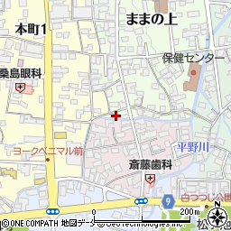 山形県長井市ままの上10-29周辺の地図