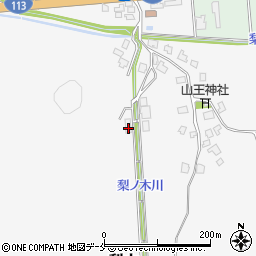 新潟県村上市梨木158-2周辺の地図