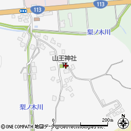 新潟県村上市梨木57周辺の地図