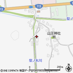 新潟県村上市梨木139周辺の地図