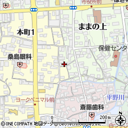 山形県長井市ままの上10-35周辺の地図