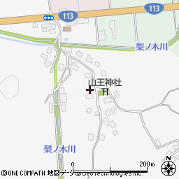 新潟県村上市梨木63周辺の地図