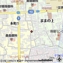 山形県長井市ままの上10-1周辺の地図