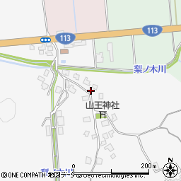 新潟県村上市梨木9周辺の地図