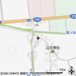 新潟県村上市梨木70-1周辺の地図