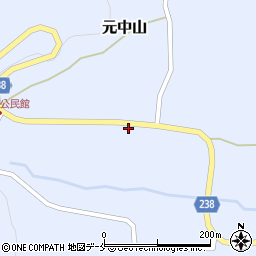 山形県南陽市元中山627周辺の地図