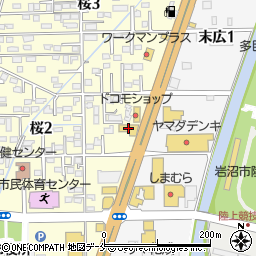 宮城スバル自動車岩沼店周辺の地図
