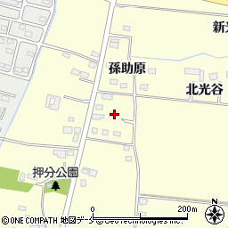 宮城県岩沼市押分間畑71周辺の地図