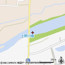 上野川橋周辺の地図