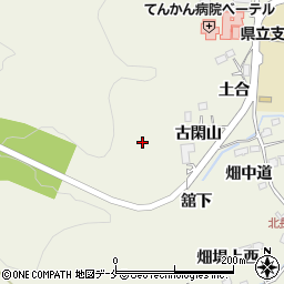 宮城県岩沼市北長谷古閑山16-2周辺の地図