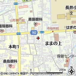 山形県長井市ままの上12周辺の地図