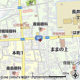 山形県長井市ままの上12-22周辺の地図