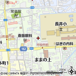 山形県長井市ままの上4周辺の地図