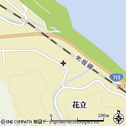 新潟県村上市花立372周辺の地図