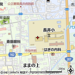 山形県長井市ままの上周辺の地図