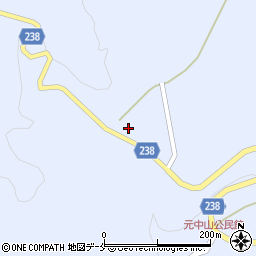 山形県南陽市元中山1590周辺の地図