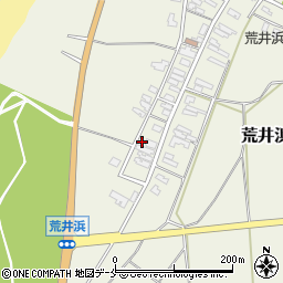 新潟県胎内市荒井浜151周辺の地図