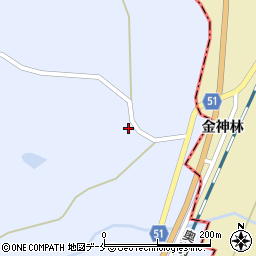 山形県南陽市元中山2837周辺の地図