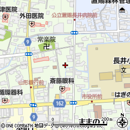 山形県長井市ままの上2周辺の地図