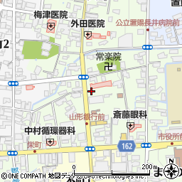 ポーラ化粧品長井営業所周辺の地図