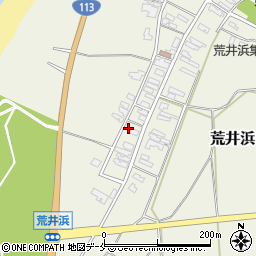 新潟県胎内市荒井浜148周辺の地図