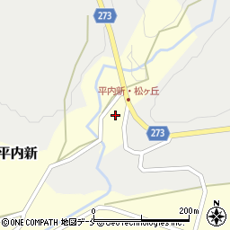 新潟県岩船郡関川村松ケ丘周辺の地図