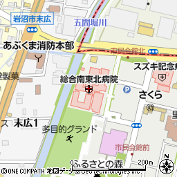 仙台銀行総合南東北病院 ＡＴＭ周辺の地図