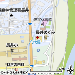 川のみなと長井周辺の地図