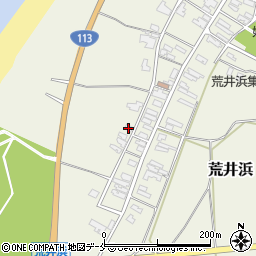 新潟県胎内市荒井浜12周辺の地図